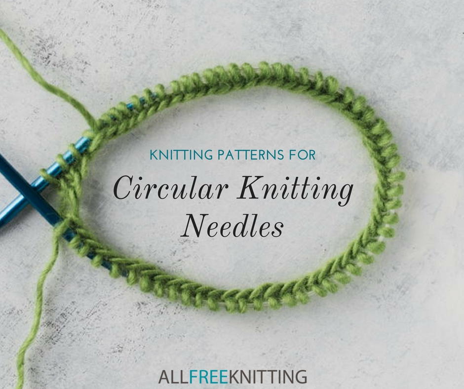 Using circular knitting needles with ease