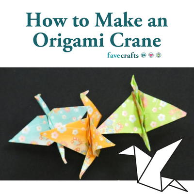 How to Make an Origami Crane (Video)