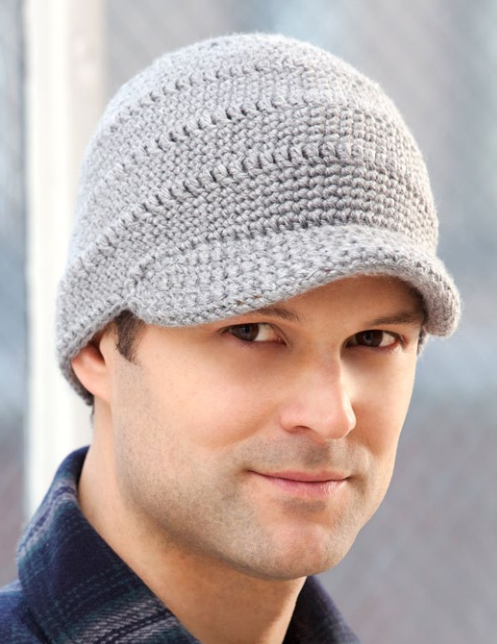 Boys crochet hat with brim pattern sales
