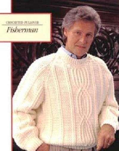 Fisherman's Crocheted Pullover