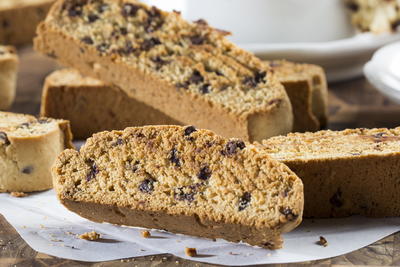 Banana-Chocolate Chip Biscotti