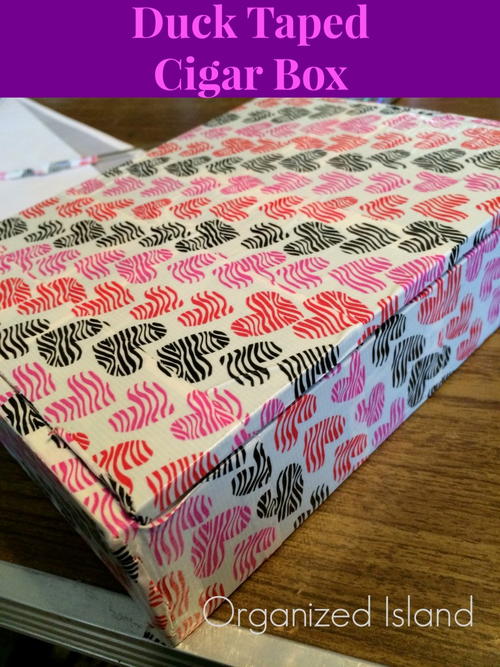 DIY Repurposed Cigar Box – Duct Tape Craft