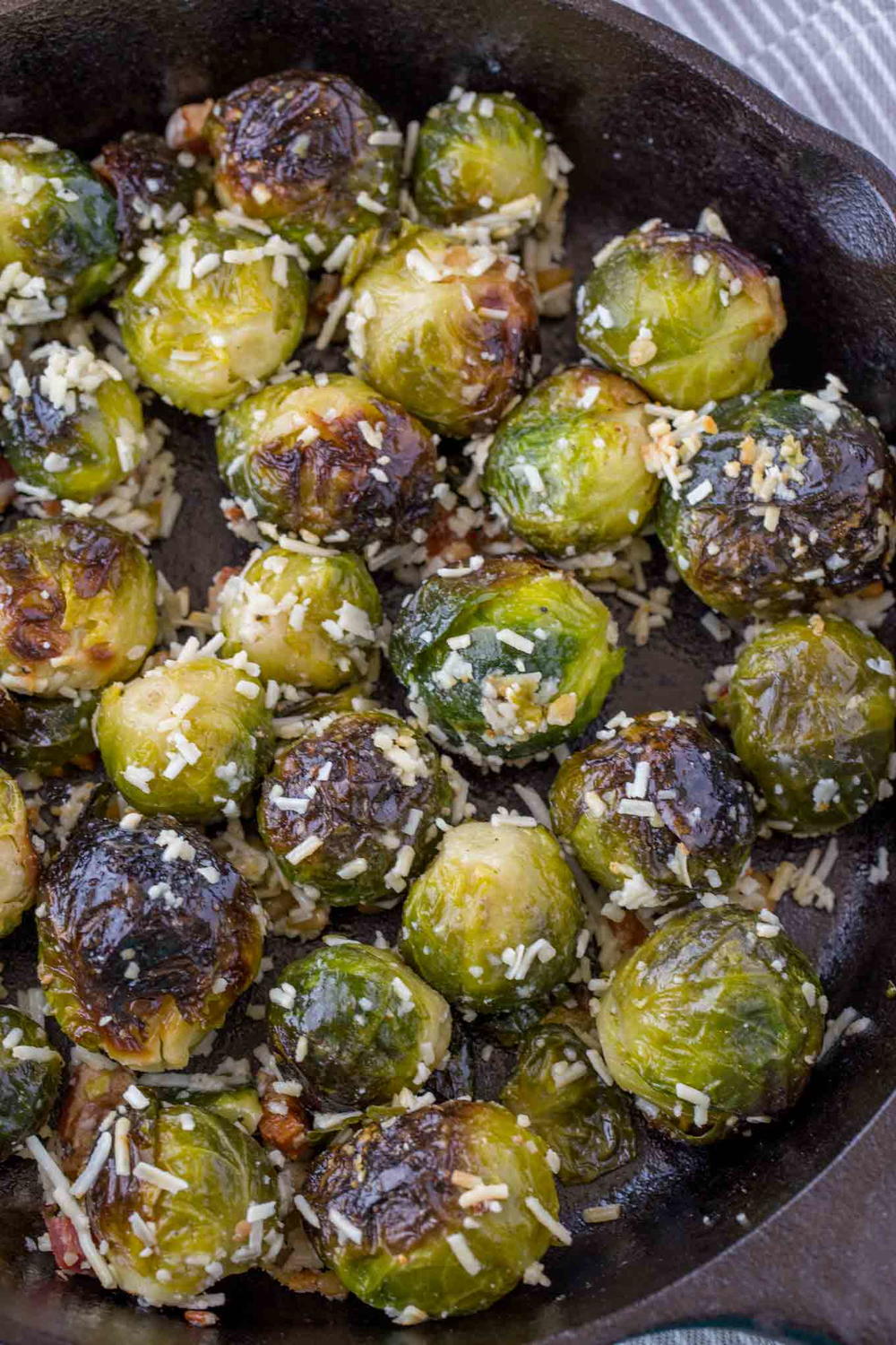 Bacon Parmesan Brussels Sprouts | FaveSouthernRecipes.com