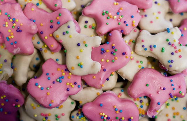 Vegan Frosted Animal Crackers