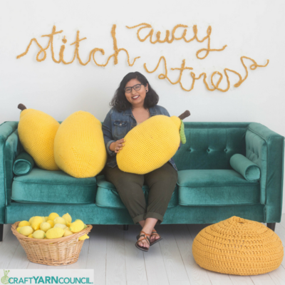 Lemon Pillow Crochet Pattern