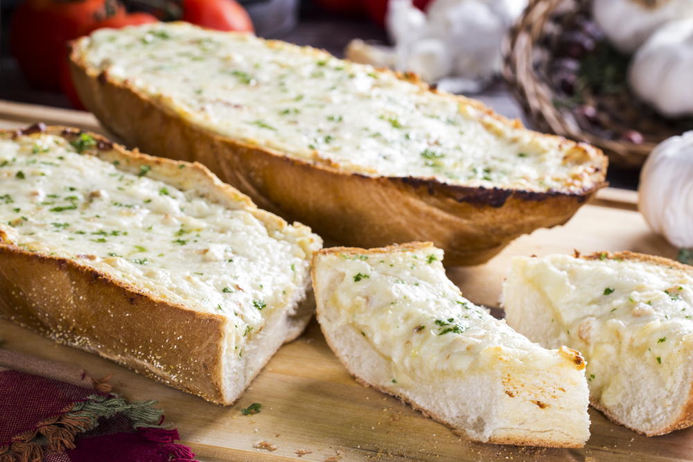 Three Cheese Garlic Bread-image