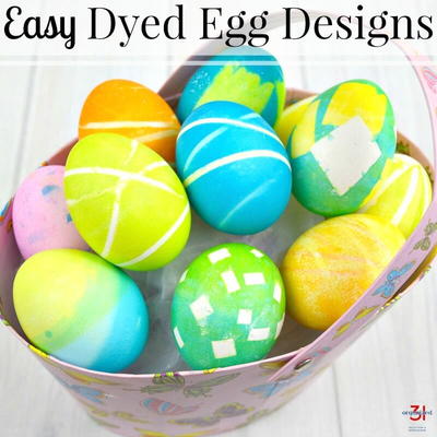 Dyed Egg Designs