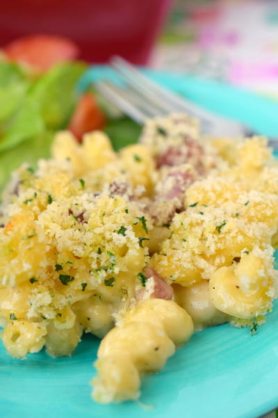 Corned Beef Macaroni and Cheese