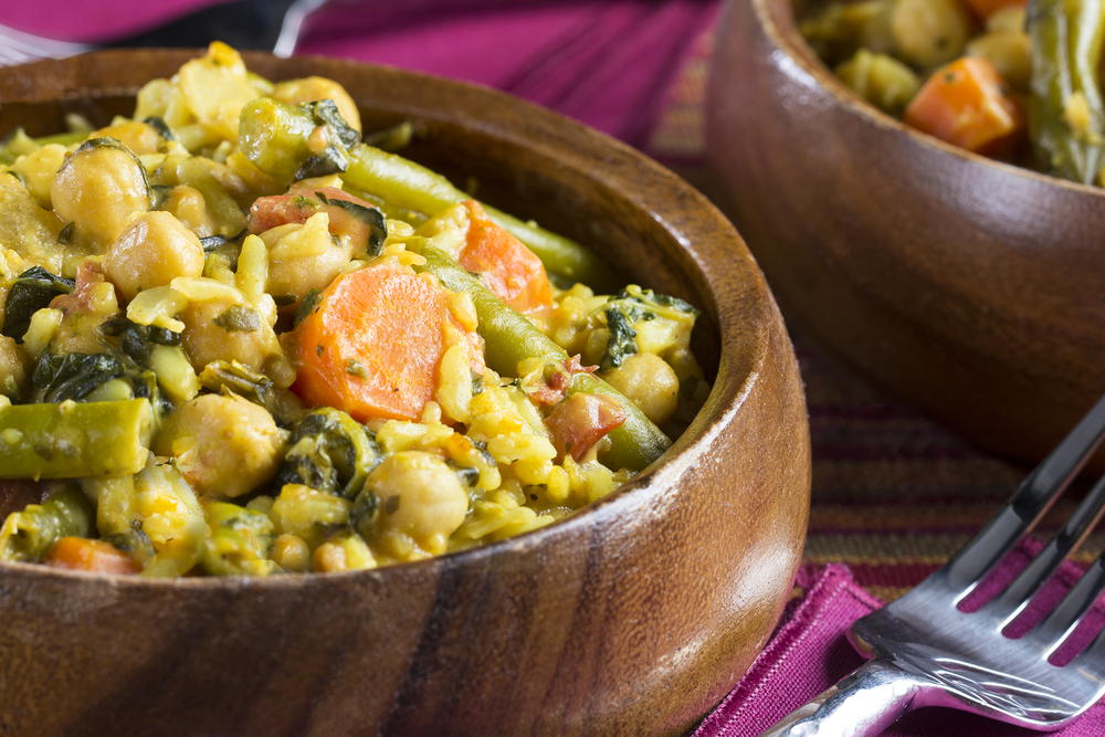 Vegetable Chickpea Curry | MrFood.com