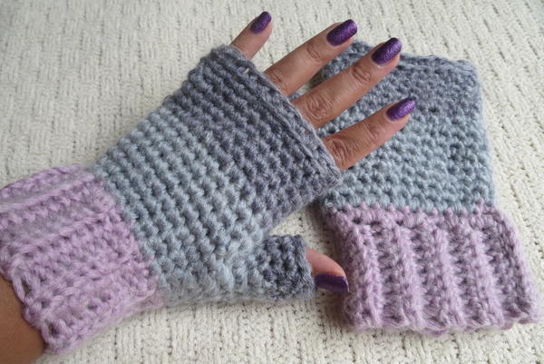 3 Shade Fingerless Gloves