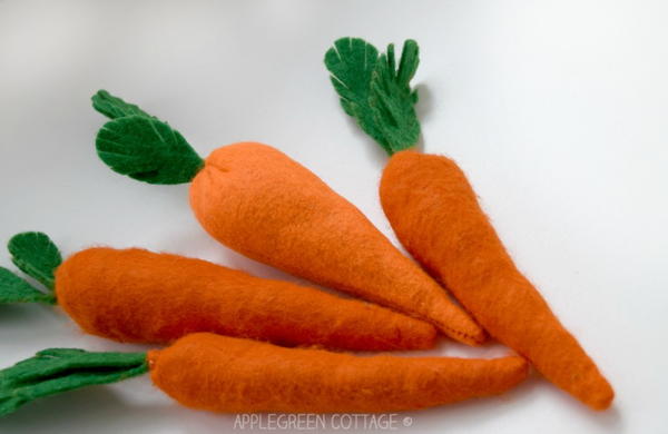 How To Sew Felt Carrots