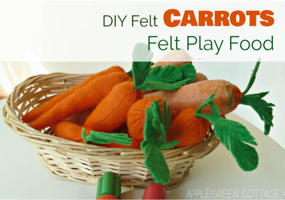How To Sew Felt Carrots