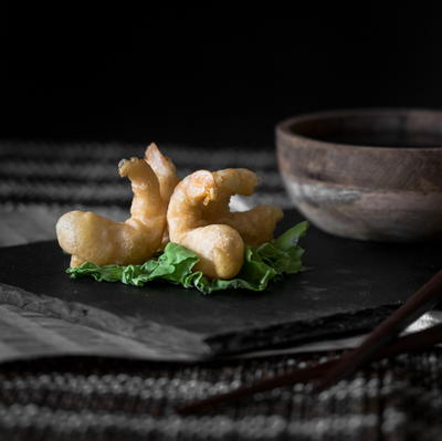 Tempura Prawns with Sweet and Sour Soy Dipping Sauce