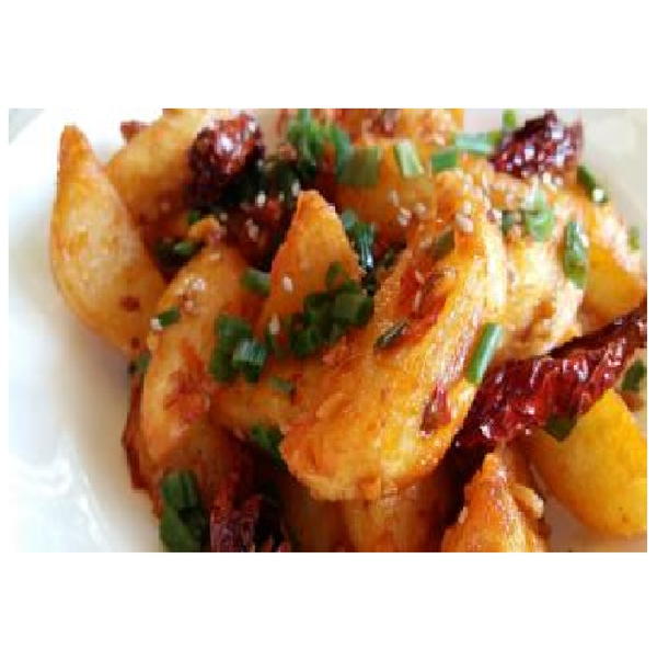 Fried Schezwan Potatoes