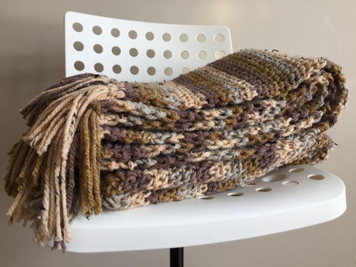 Winter Cottage Throw