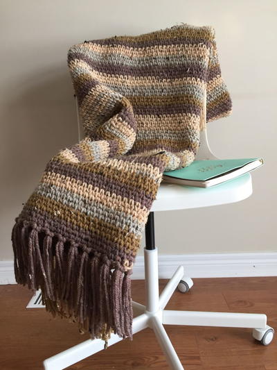 Winter Cottage Throw