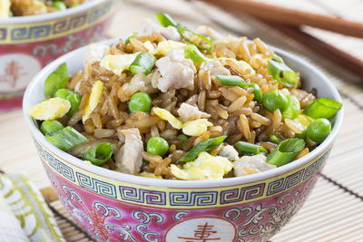 Steaming Pork Fried Rice