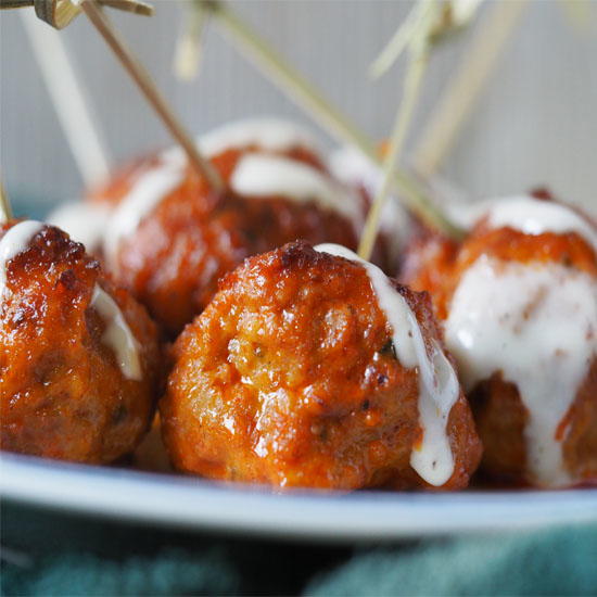 Perfect Easy Slow Cooker Buffalo Chicken Meatballs