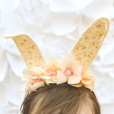 Easy Felt Easter Bunny Ear Headband