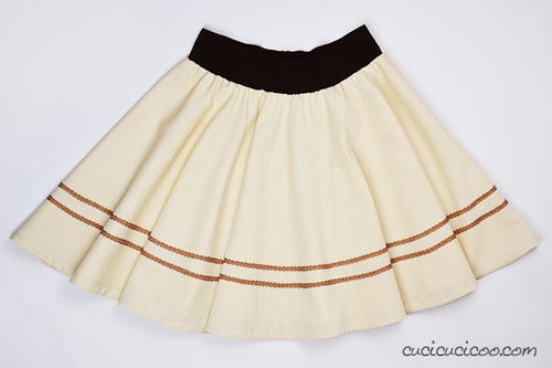 The Easy Way to Hem a Circle Skirt