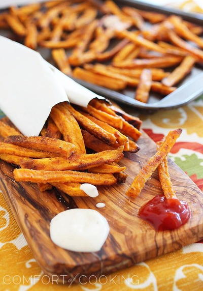 Crispy Baked Sweet Potato Fries Copycat