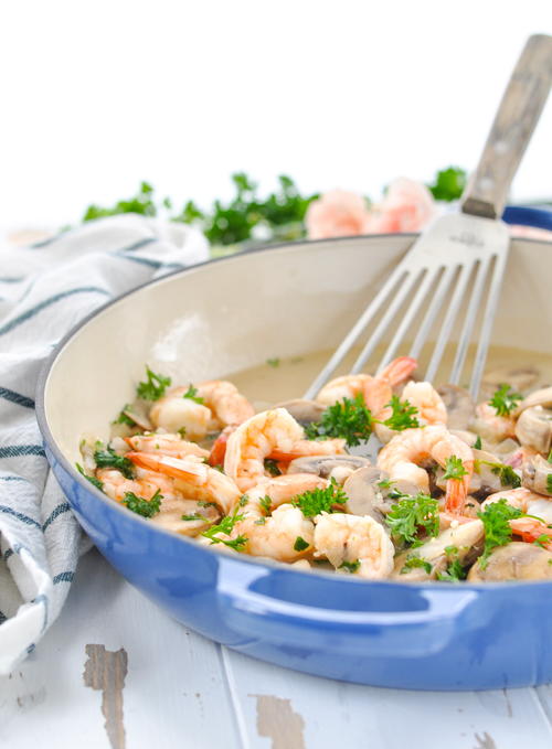 20-Minute Garlic Shrimp Skillet