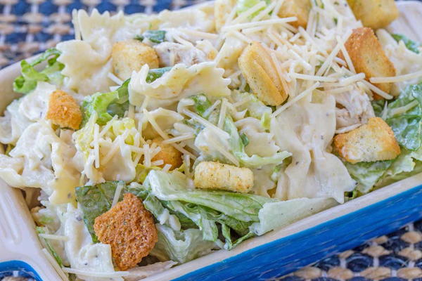 Chicken Caesar Pasta Salad