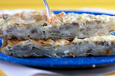 Eggplant and Cheese Pie
