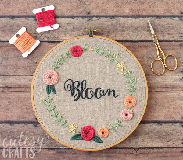 Bloom Embroidery Hoop