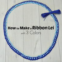 How to Make a Ribbon Lei with 3 Colors | FaveCrafts.com