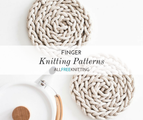 finger knitting projects