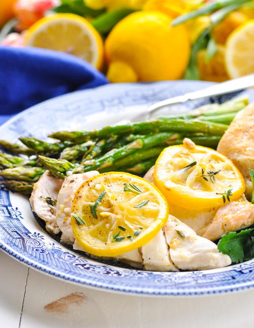 Dump-and-Bake Lemon Chicken