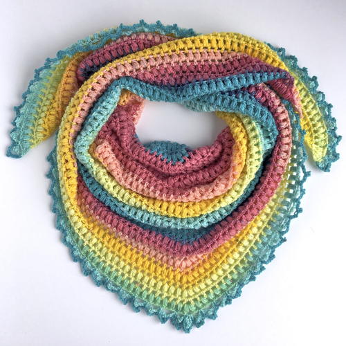 Spring Me Forward Triangle Scarf