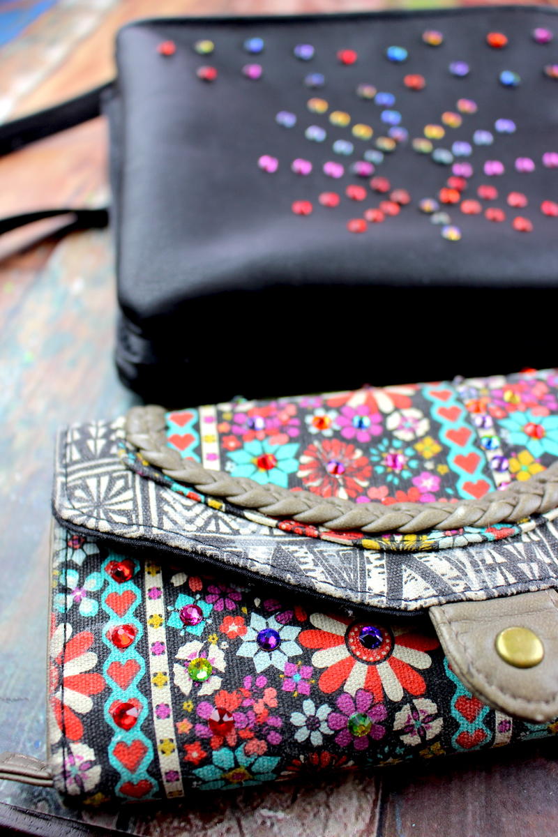 How to Upcycle Purses with Rhinestones | FaveCrafts.com