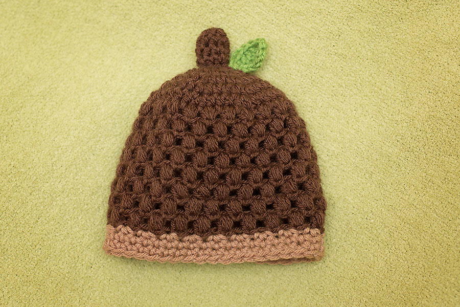 acorn hat crochet pattern