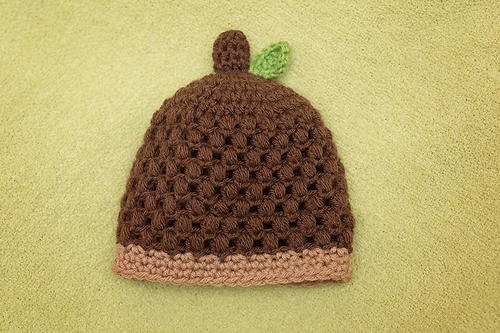 Acorn Beanie | AllFreeCrochet.com