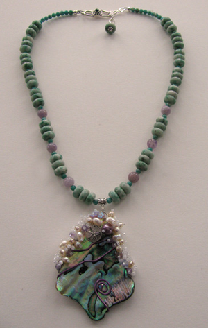 Beaded Gemstone Necklace | AllFreeJewelryMaking.com