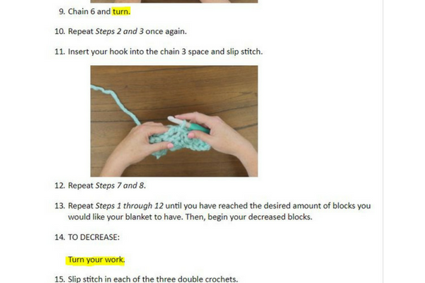 What Does Turn Mean In Crochet AllFreeCrochet