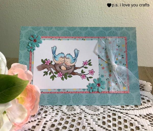 Spring Robins Handmade Card