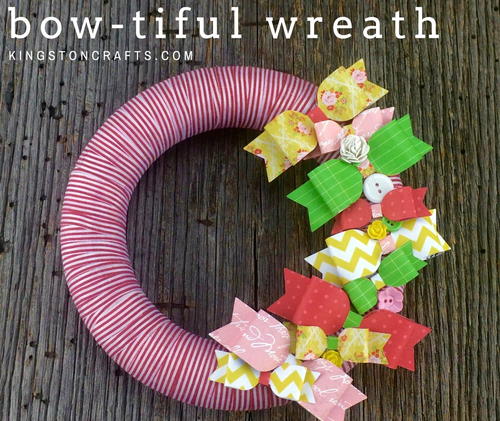 DIY Bow-tiful Wreath