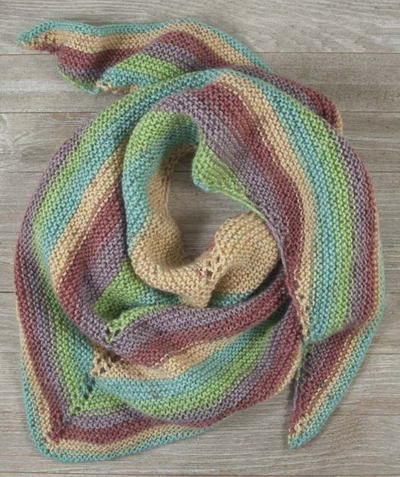 Secret Garden Knit Shawl Pattern