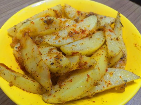 Potato Wedges Recipe  Deep Fried  Baked Potato Wedges
