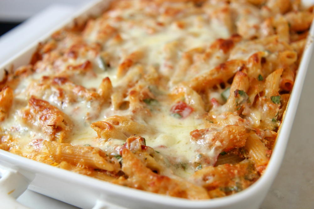 Baked Ziti with Spinach