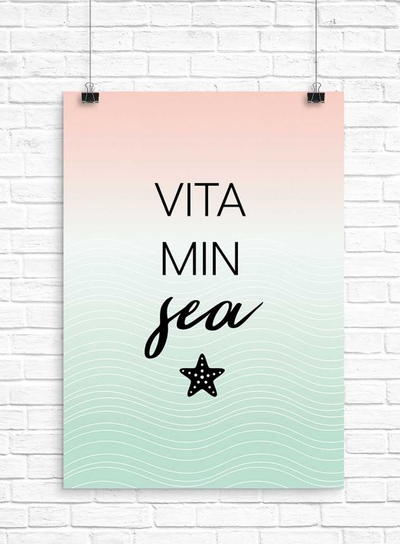 Vitamin Sea Printable Wall Art