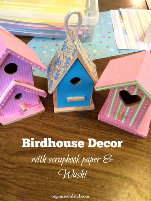 Decorated Bird Houses