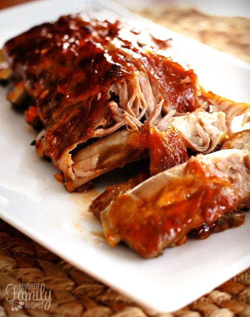 Sweet and Spicy Chinese Slow Cooker Ribs