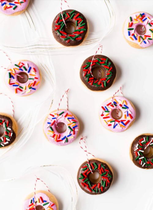 Salt Dough Donut DIY Ornaments