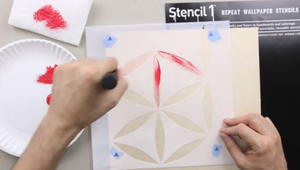 Stencil Painting Techniques 2 Ways Video Favecrafts Com