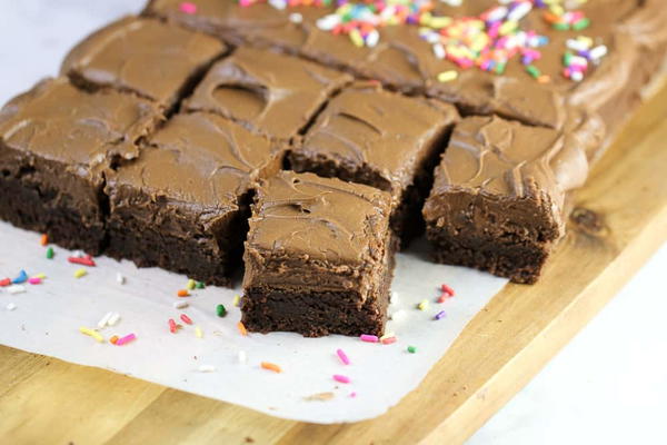 OMG! Chocolate Cream Cheese Frosted Brownies