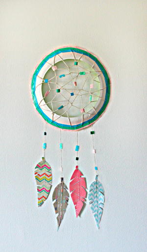 Paper Plate Dream Catcher